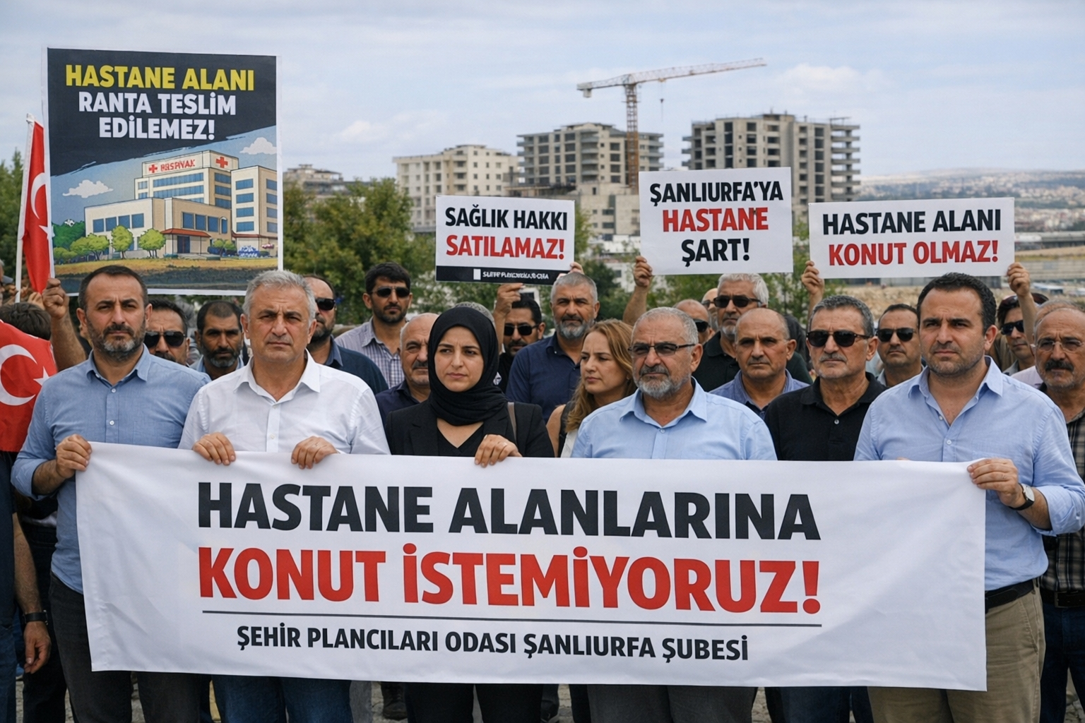 “Şanlıurfa Halkının Sağlık Alanları Konuta Kurban Edilemez”